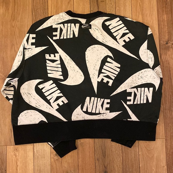 NIKE black and white crewneck - Picture 3 of 4
